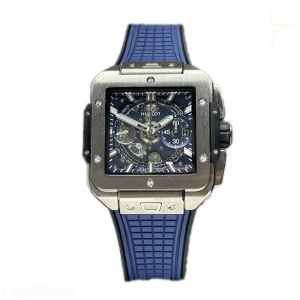 Hublot Square Bang Unico Titanium Blue