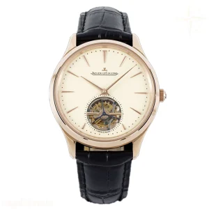 Jaeger-LeCoultre Master Control Tourbillon White Dial in Rose Gold