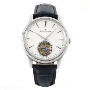 Jaeger-LeCoultre Master Control Tourbillon White Dial in Steel