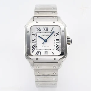 Cartier Santos de Cartier 40mm SS BVF White Dial on SS Bracelet MIYOTA 9015
