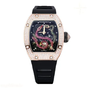 Richard Mille RM026-01 Tourbillon Serpent in Rose Gold with Diamond Bezel