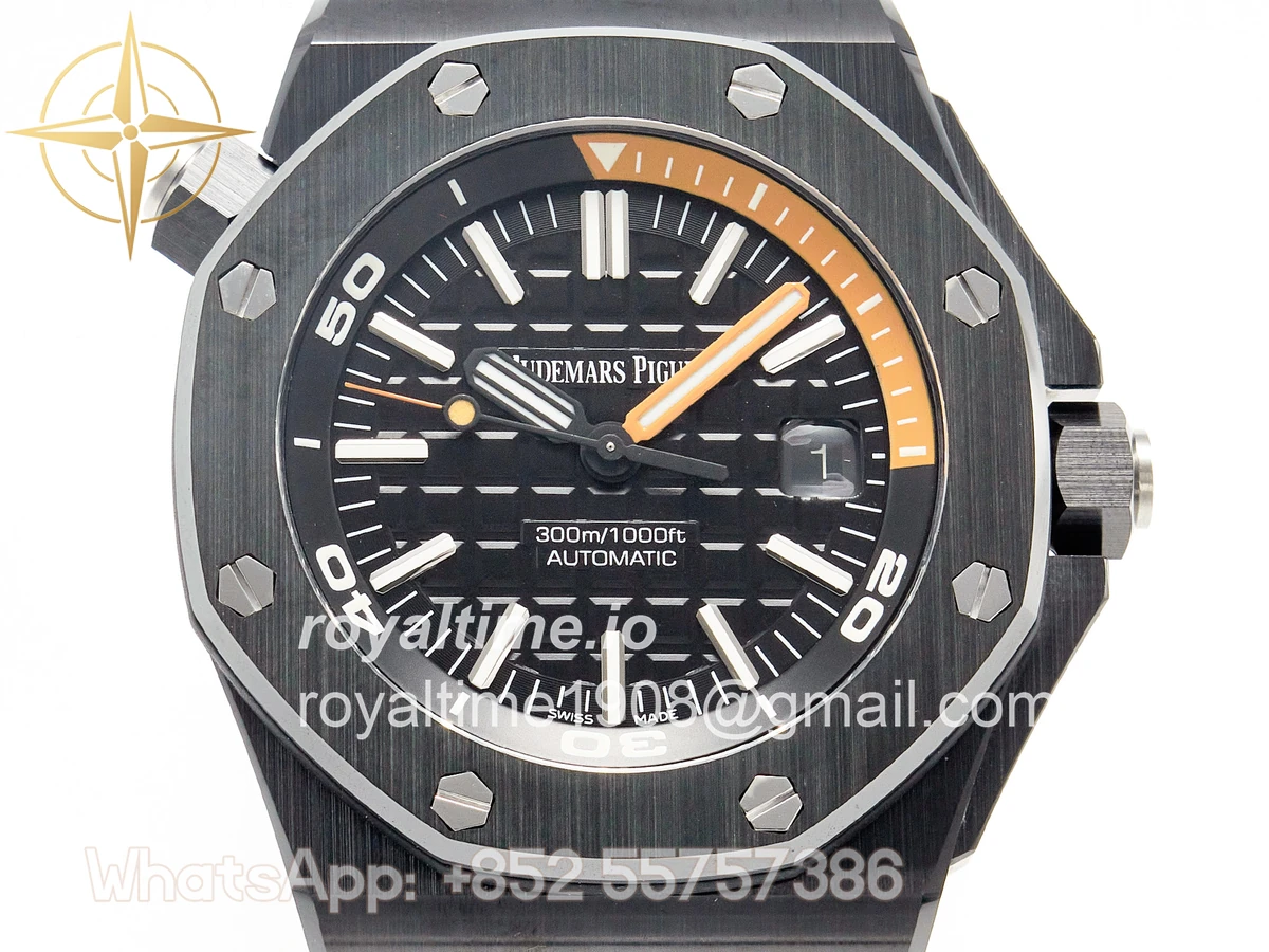 Audemars Piguet Royal Oak Offshore Diver 15707 Black Ceramic ZF SA3120 - Image 2