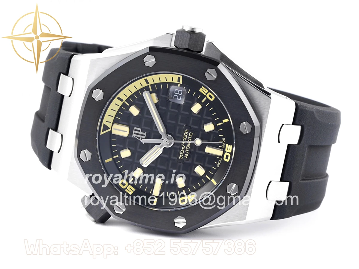 Audemars Piguet Royal Oak Offshore Diver White Gold Black Dial Ref. 15720CN.OO.A002CA.01 - Image 2