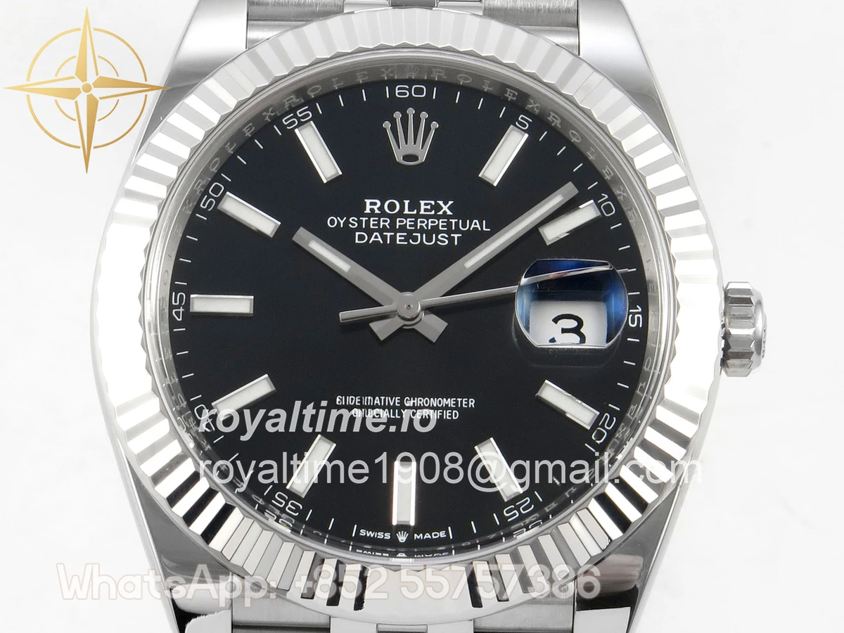 Rolex DateJust 41 126334 Clean Plus Black Stick Dial on Jubilee Bracelet JH3235 (Free Sprung) Weighted 133g - Image 2