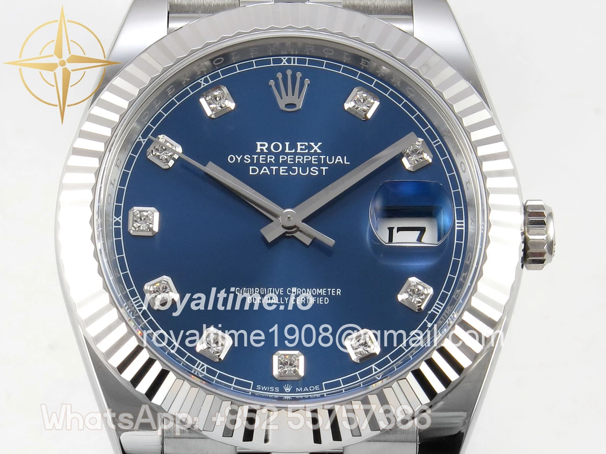 Rolex DateJust 41 126334 Clean Plus Blue Diamonds Dial on Jubilee Bracelet JH3235 (Free Sprung) Weighted 133g - Image 2
