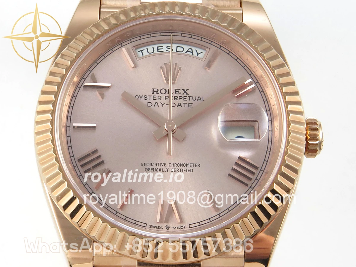Rolex DayDate 40 228235 ARF RG Roman Dial on President Bracelet VR3255 - Image 2