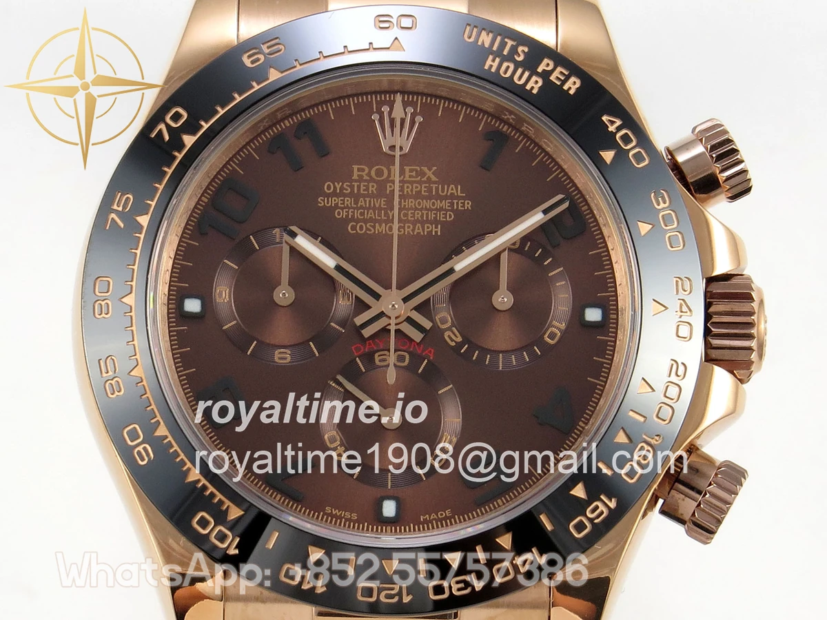 Rolex Daytona 116515 QF Brown Dial on Oysterflex Strap SA4130 V11 (Gain Weight) 160g - Image 2