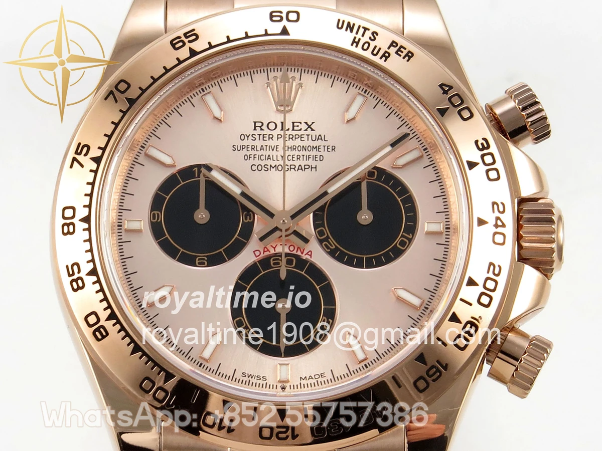 Rolex Daytona 126505 RG UFO RG/Black Dial on RG Bracelet UF4131 (Free Sprung) - Image 2