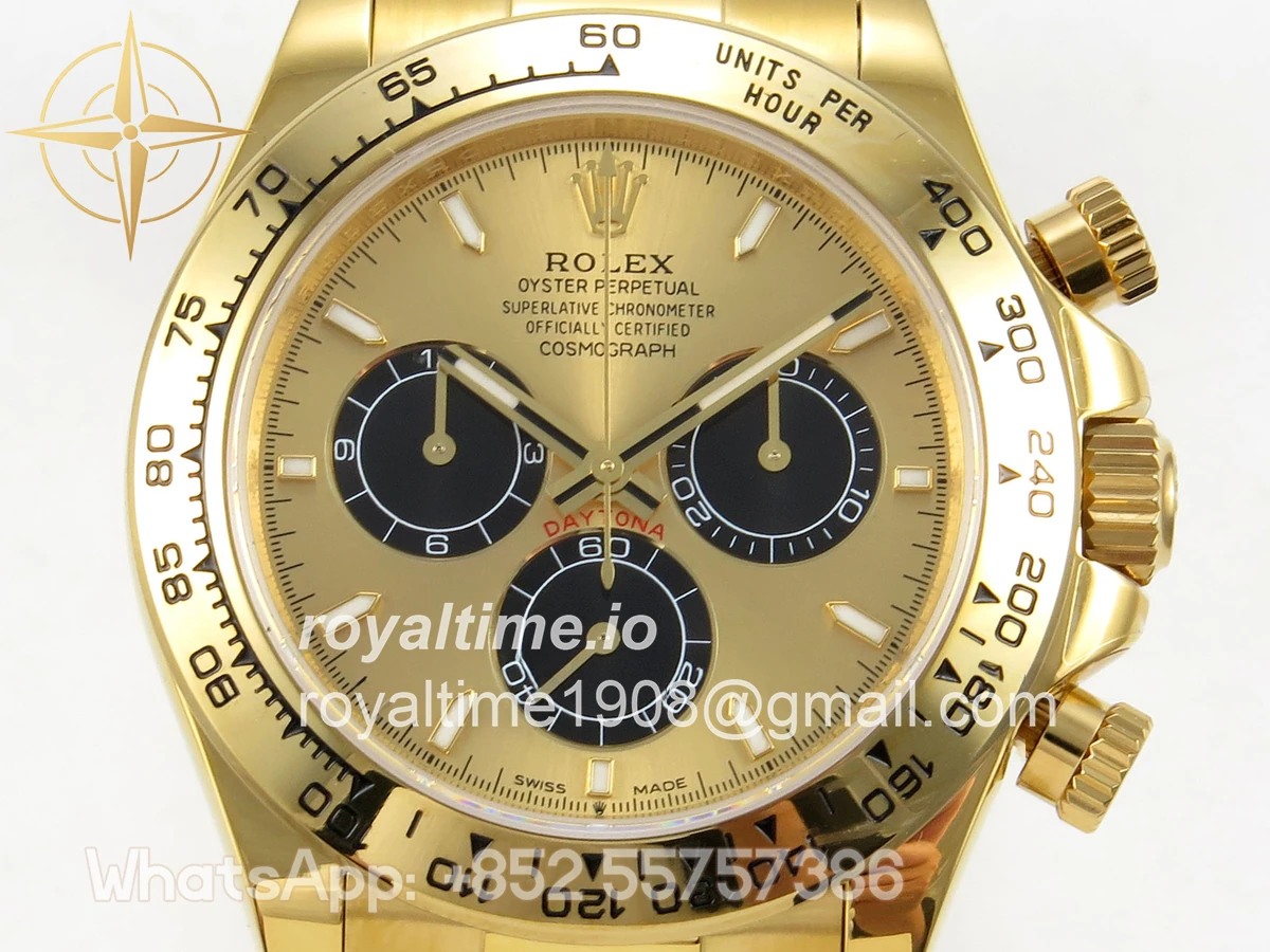 Rolex Daytona 126508 YG UFO YG/Black Dial on YG Bracelet UF4131 (Free Sprung) - Image 2