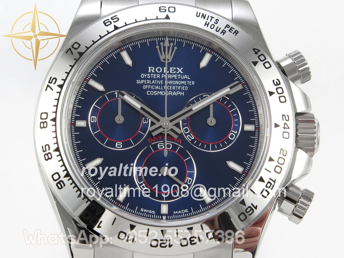 Rolex Daytona 126509 904L SS UFO Blue Dial Stick Marker On 904L SS Bracelet UF4131 (Free Sprung) - Image 2