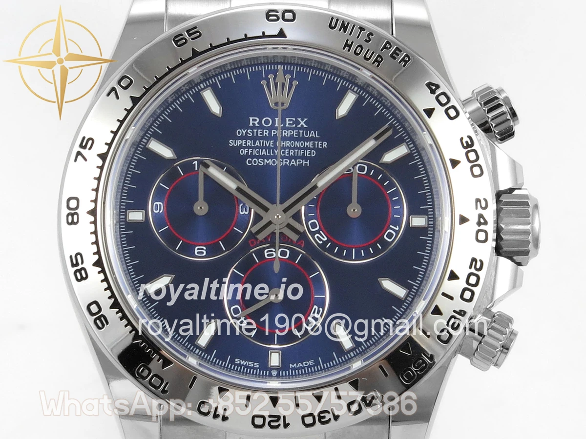 Rolex Daytona 126509 BTF Blue Dial on SS Braclet DD4131 (Weighted) 220g - Image 2