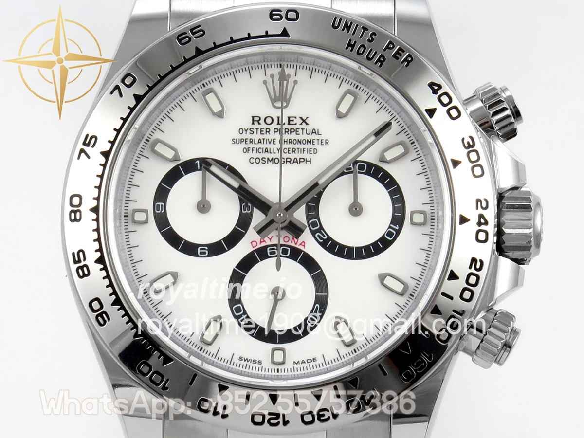 Rolex Daytona 126509 BTF White Dial on SS Braclet DD4131 (Weighted) 220g - Image 2