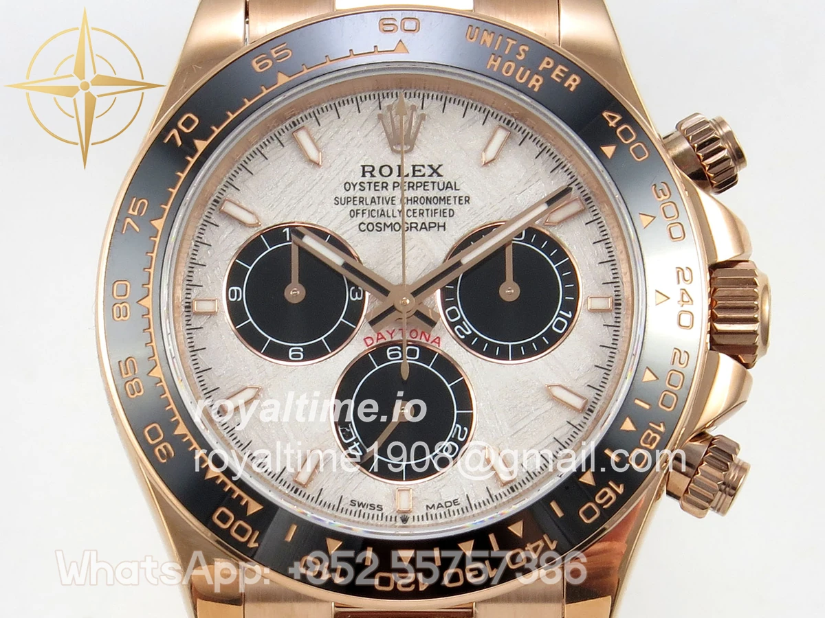 Rolex Daytona 126515 QF Meteorite Dial on Oysterflex Strap JH4131 V18 (Free Sprung) Weighted 157g - Image 2
