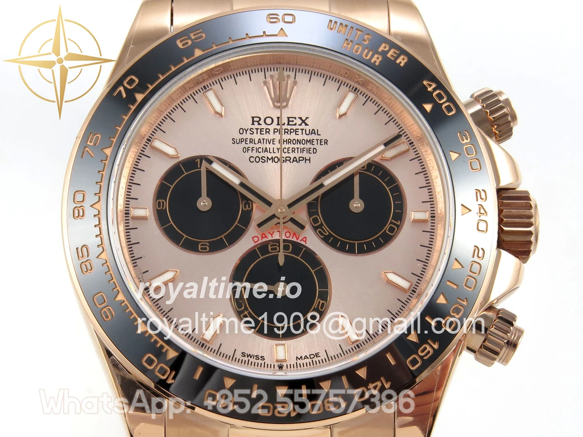 Rolex Daytona 126515 UFO RG/Black Dial on Oysterflex Strap UF4131 - Image 2