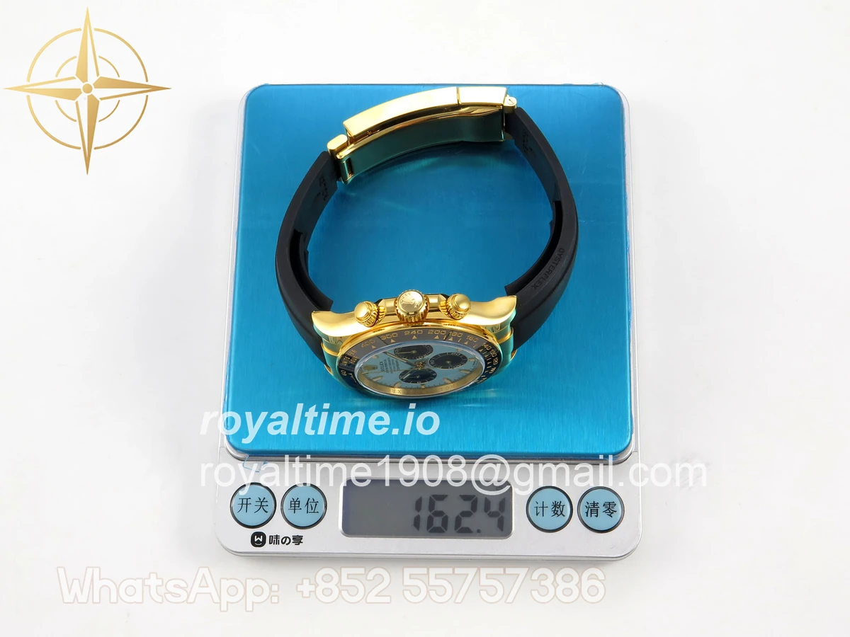 Rolex Daytona 126518 ARF Tiffany Blue Dial on Oysterflex Strap DD4131 V2 (Weighted) - Image 9