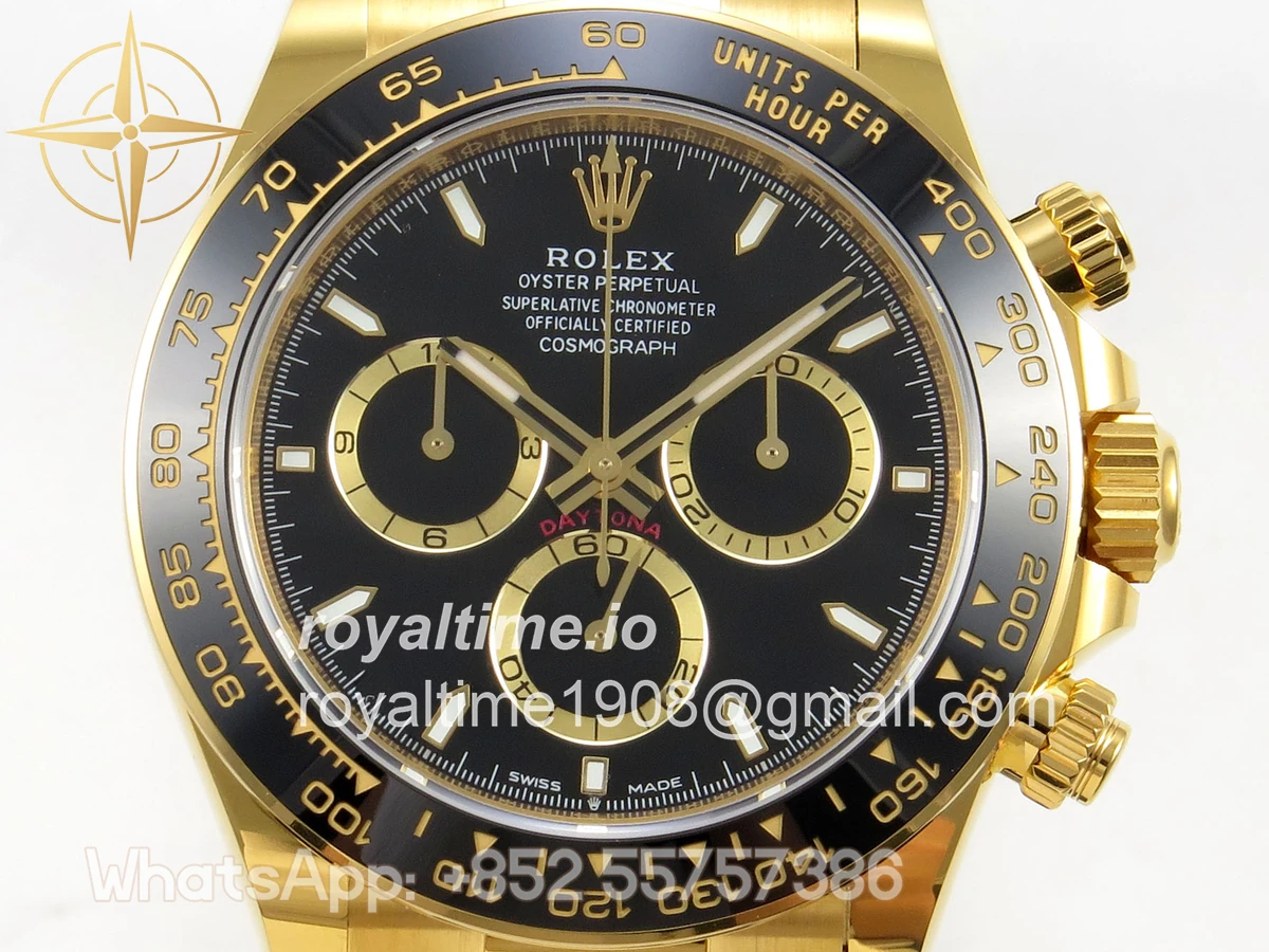 Rolex Daytona 126518 BTF Black Dial on Oysterflex Strap DD4131 (Weighted) 162g - Image 2