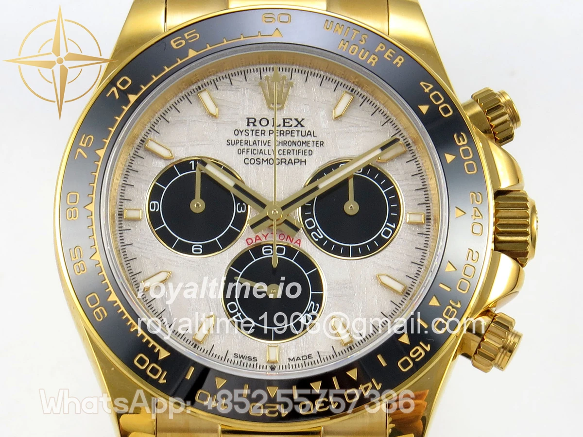 Rolex Daytona 126518 QF Meteorite Dial on Oysterflex Strap JH4131 V18 (Free Sprung) Weighted 157g - Image 2