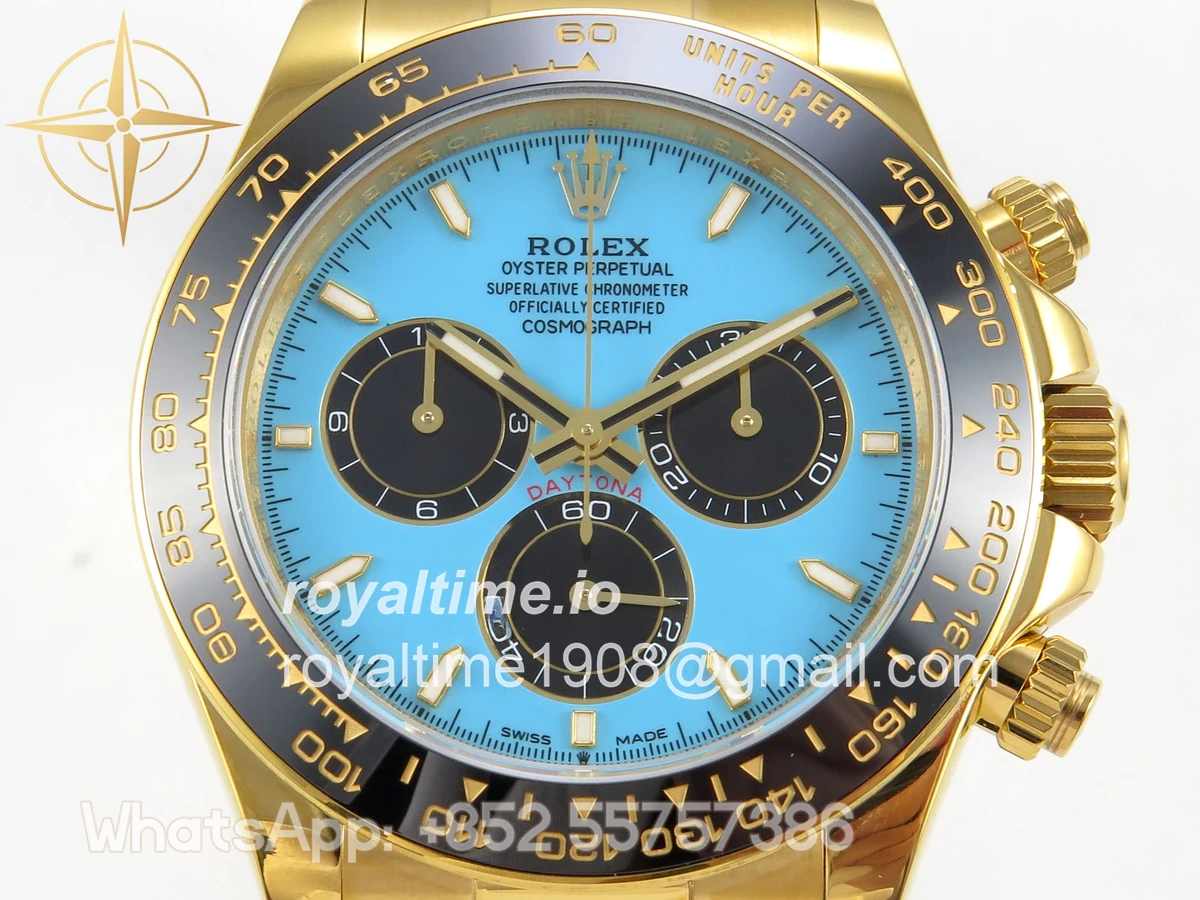 Rolex Daytona 126518 UFO Tiffany Turquoise Blue Dial on Oysterflex Strap UF4131 - Image 2