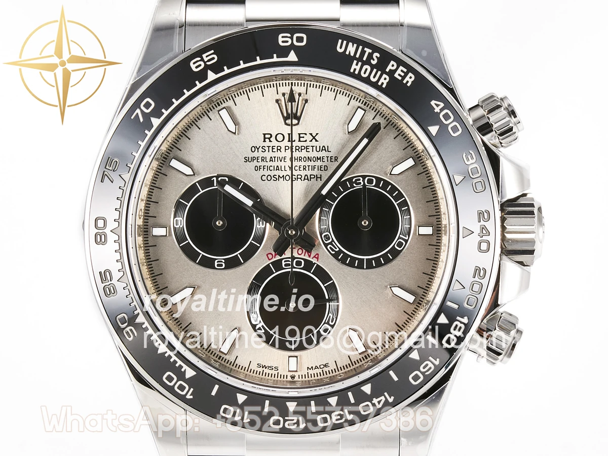 Rolex Daytona 126519 SS Clean Plus 904L Steel Gray/Black Dial on Oysterflex Strap DD4131 - Image 2