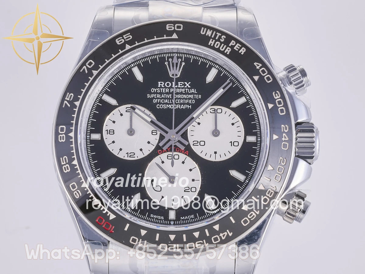 Rolex Daytona 126529 LN Le Mans QF on SS Bracelet JH4132 Free Sprung (Weighted) 175g - Image 2