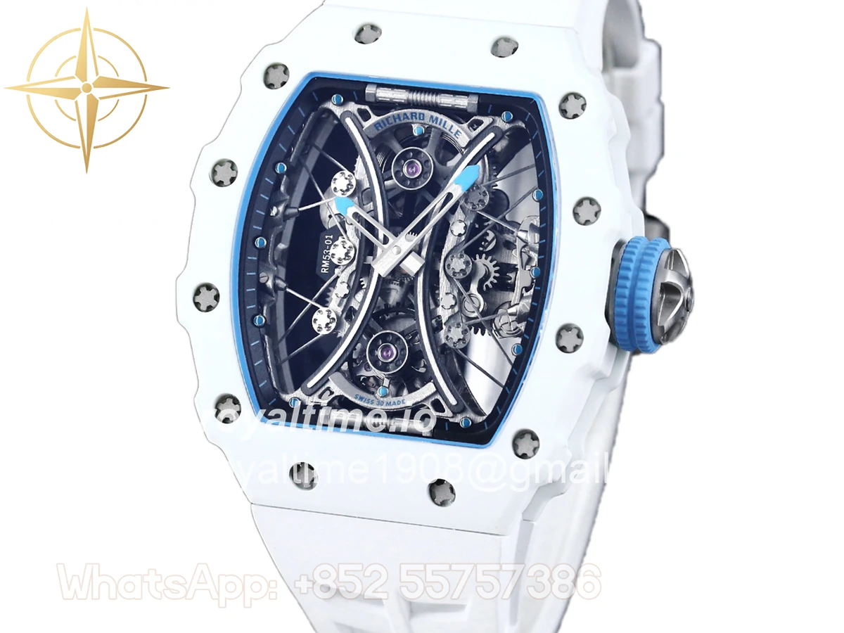 Richard Mille RM053-01 Richard Mille Pablo MacDonough in White Strap - Image 2