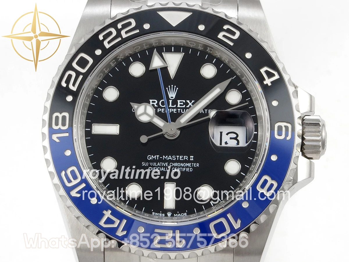 Rolex GMT-Master II 126710 BLNR 904L Steel RF on Oyster Bracelet JH3285 - Image 2