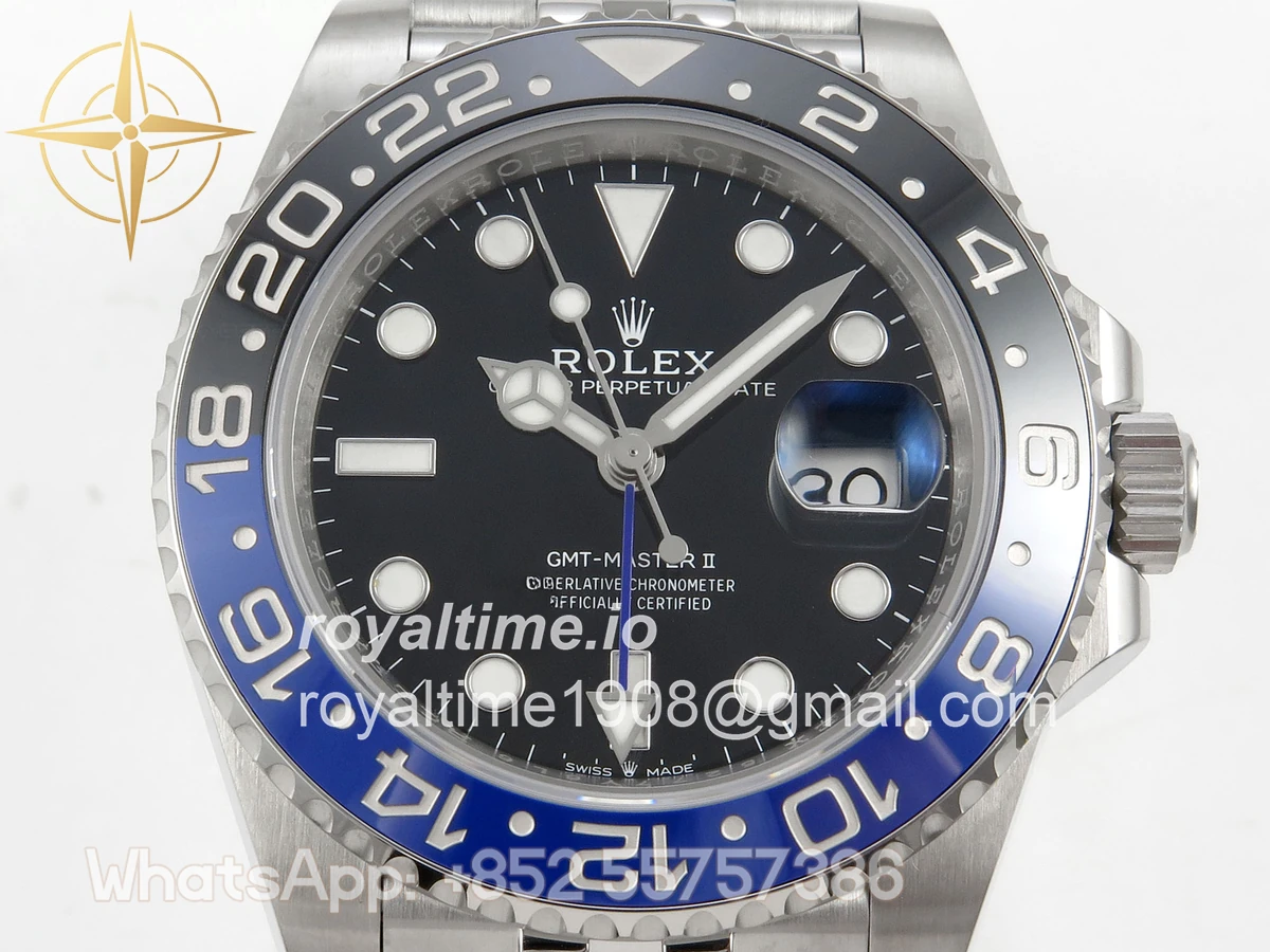 Rolex GMT-Master II 126710 BLNR 904L Steel SCF Black Dial on Jubilee Bracelet SH3285 CHS - Image 2