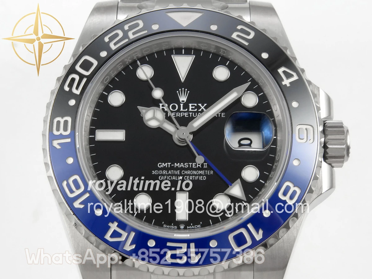 Rolex GMT-Master II 126710 BLNR 904L Steel SCF Black Dial on Oyster Bracelet SH3285 CHS - Image 2