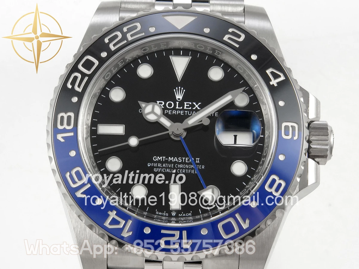 Rolex GMT-Master II 126710 BLNR Black/Blue Ceramic Clean Plus on Jubilee Bracelet DD3285 - Image 2