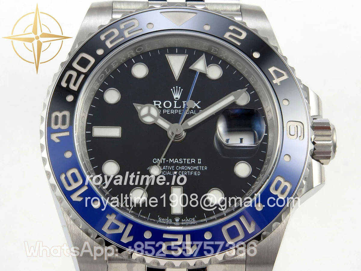 Rolex GMT-Master II 126710 BLNR ERF Black Stick Dial on Jubilee Bracelet JH3235 (Free Sprung) - Image 2