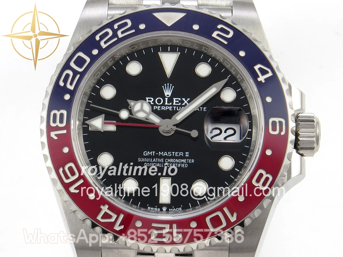 Rolex GMT-Master II 126710 BLRO 904L Steel RF on Jubilee Bracelet JH3285 - Image 2