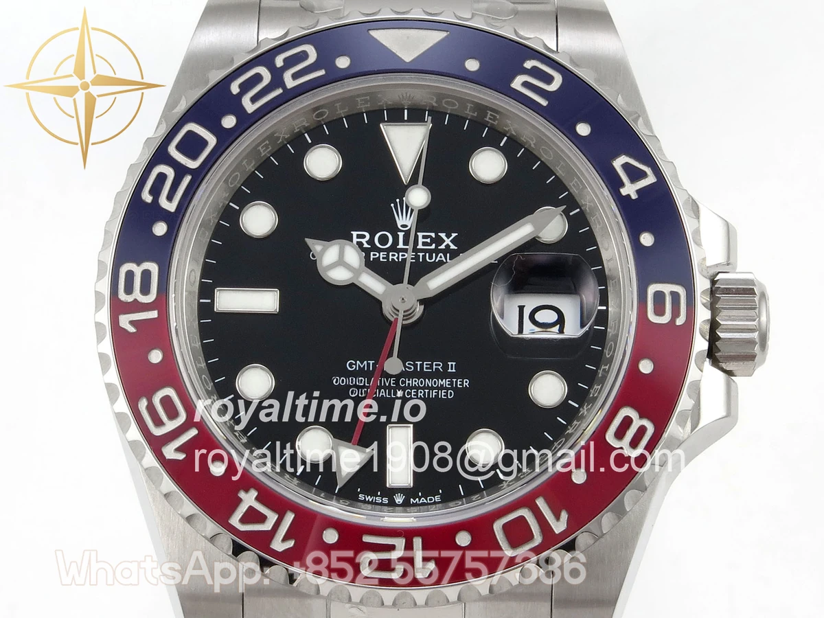 Rolex GMT-Master II 126710 BLRO 904L Steel RF on Oyster Bracelet JH3285 - Image 2