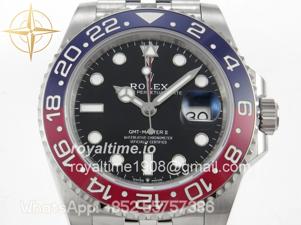 Rolex GMT-Master II 126710 BLRO 904L Steel SCF Black Dial on Jubilee Bracelet SH3285 CHS - Image 2