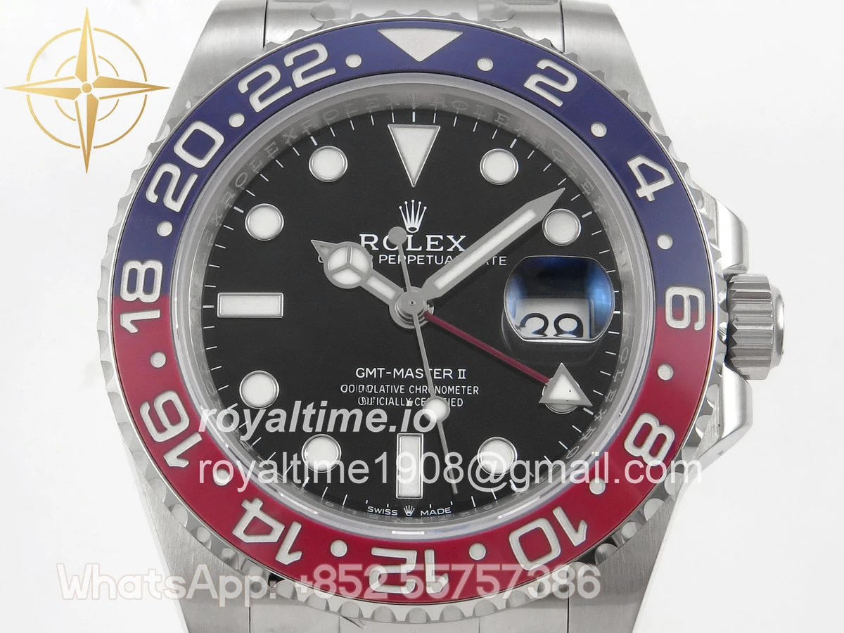 Rolex GMT-Master II 126710 BLRO 904L Steel SCF Black Dial on Oyster Bracelet SH3285 CHS - Image 2