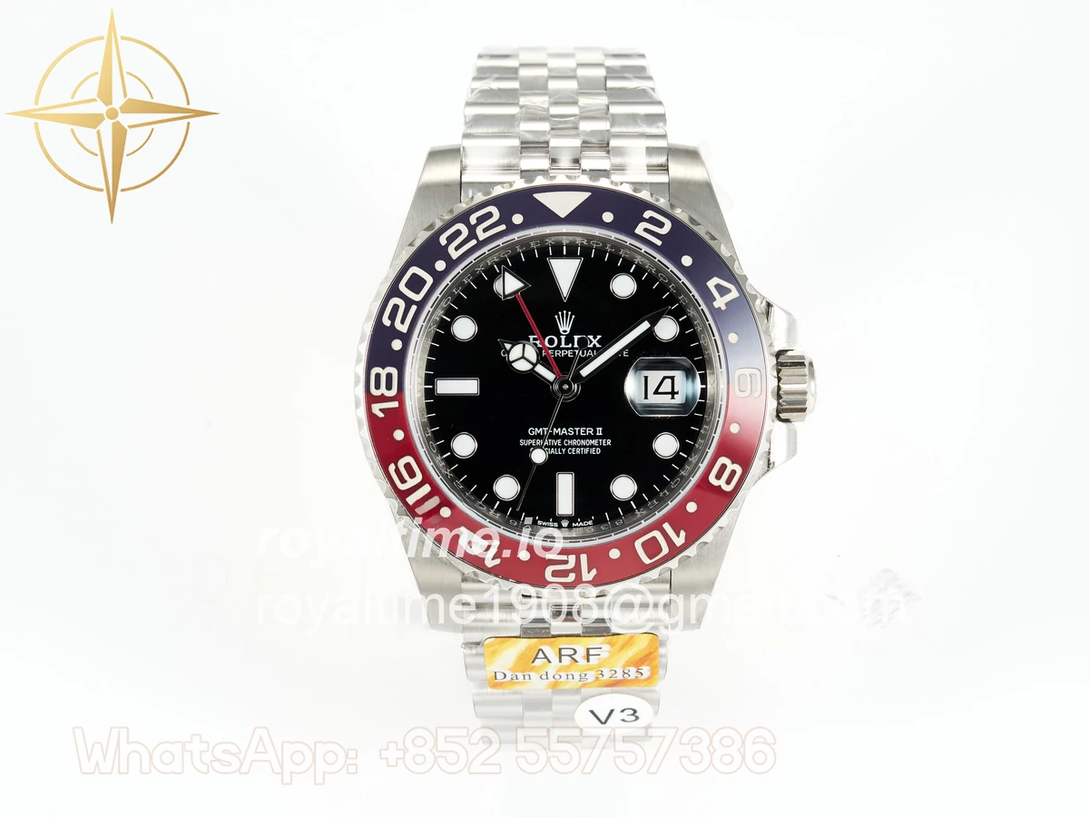 Rolex GMT-Master II 126710 Blue/Red Ceramic ARF on Jubilee Bracelet DD3285 CHS V3 - Image 2