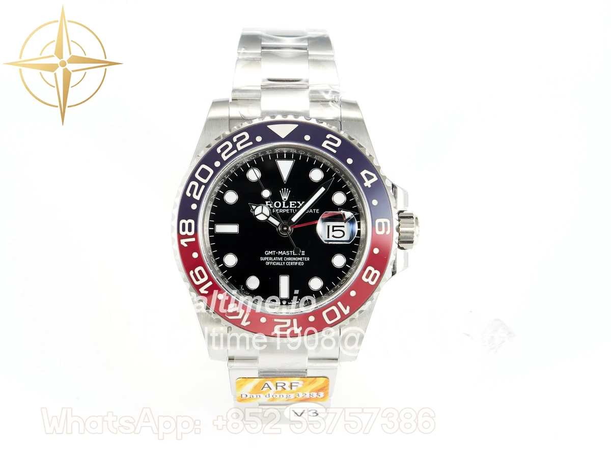 Rolex GMT-Master II 126710 Blue/Red Ceramic ARF on Oyster Bracelet DD3285 CHS V3 - Image 2
