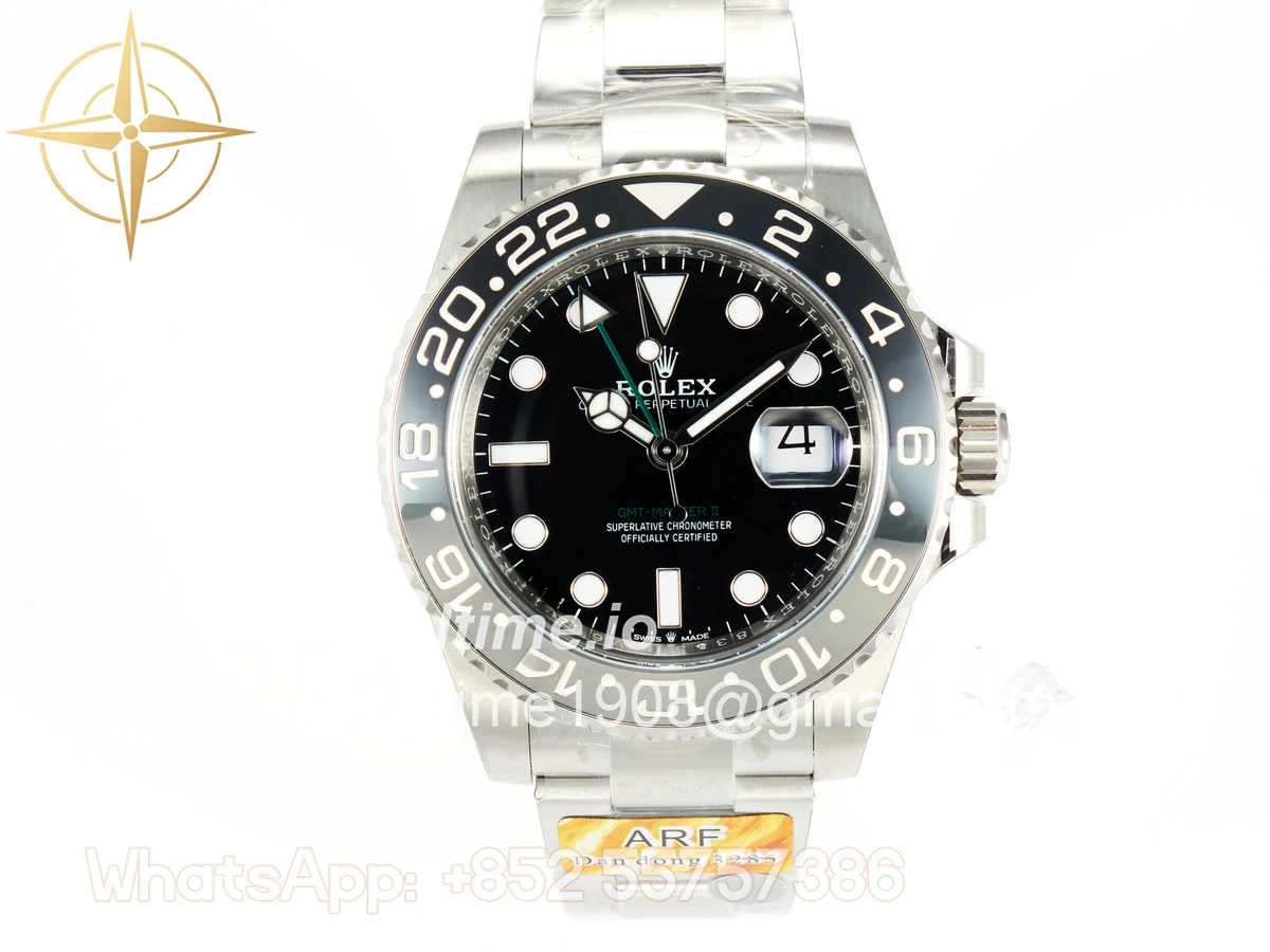 Rolex GMT-Master II 126710 GRNR Black/Gray Ceramic ARF on Oyster Bracelet DD3285 CHS V3 - Image 2