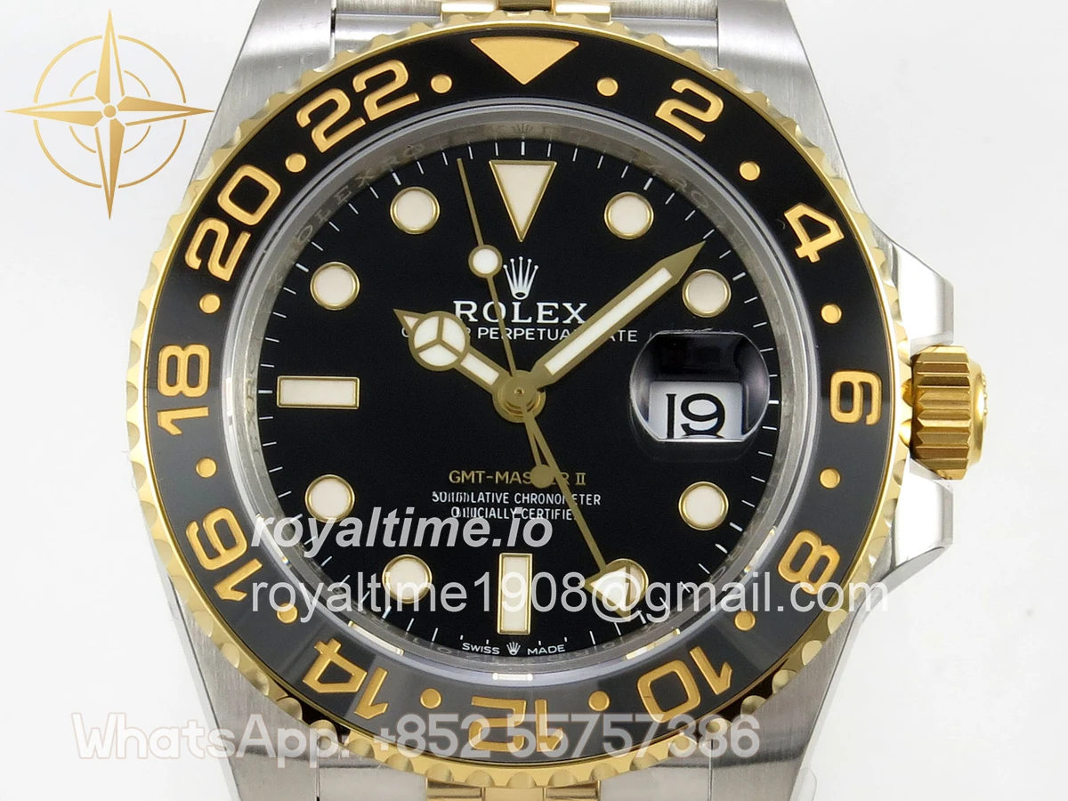Rolex GMT-Master II 126713 GRNR Gain Weight VSF Black Dial On SS/YG Jubilee Bracelet DD3285 CHS - Image 2