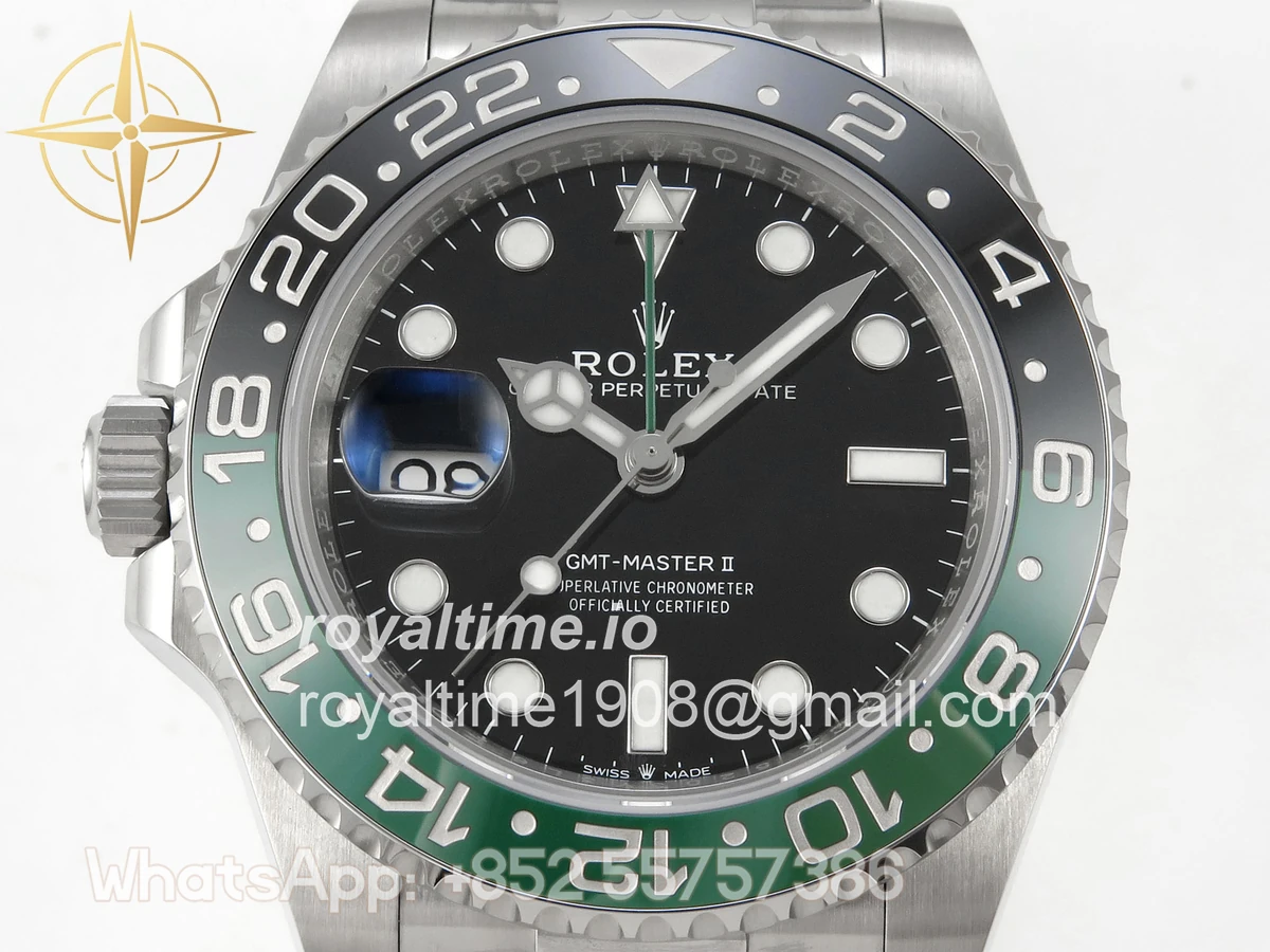 Rolex GMT-Master II 126720 VTNR 904L Steel SCF Black Dial on Jubilee Bracelet SH3285 CHS - Image 2