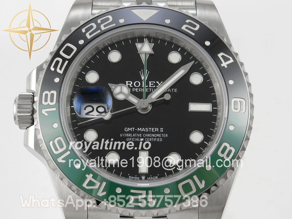 Rolex GMT-Master II 126720 VTNR 904L Steel SCF Black Dial on Oyster Bracelet SH3285 CHS - Image 2