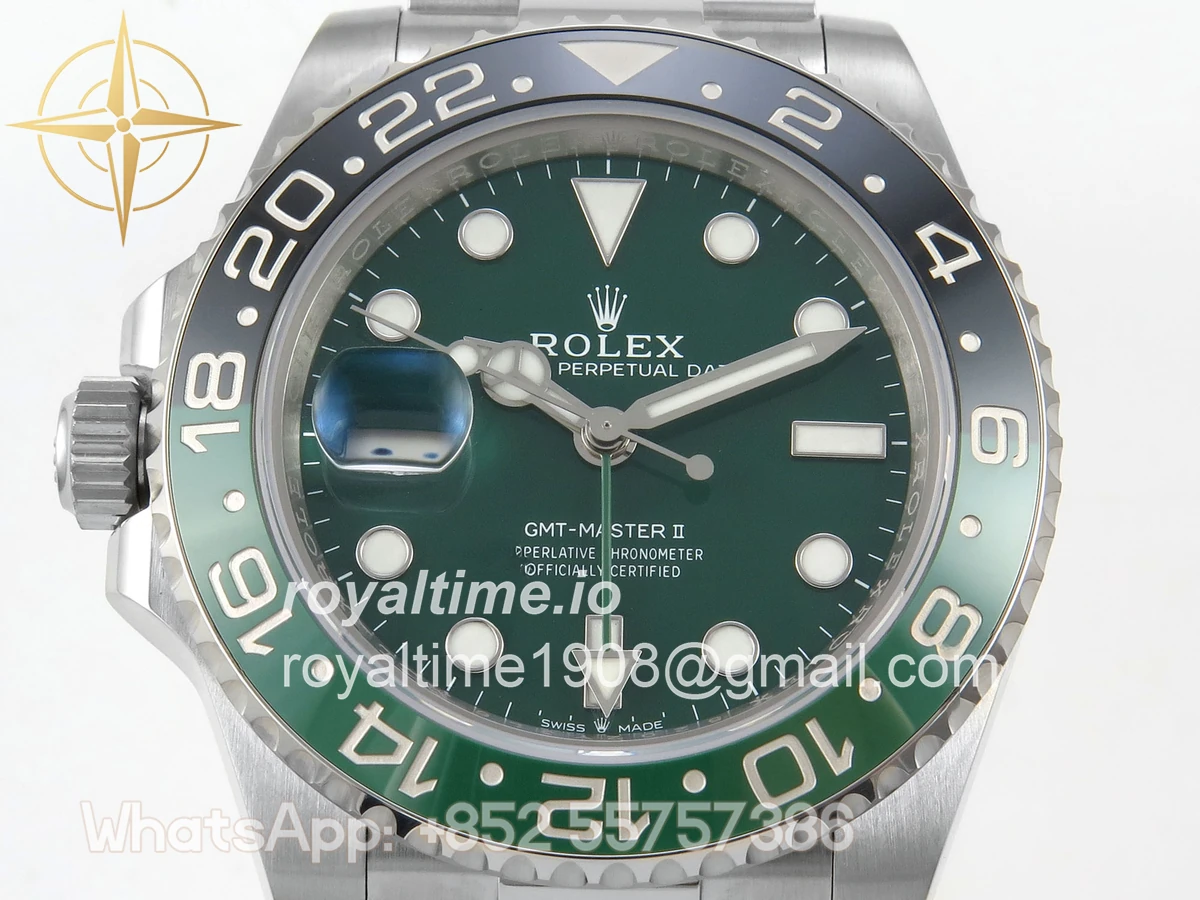Rolex GMT-Master II 126729 VTNR 904L Steel SCF Green Dial on Oyster Bracelet SH3285 CHS - Image 2