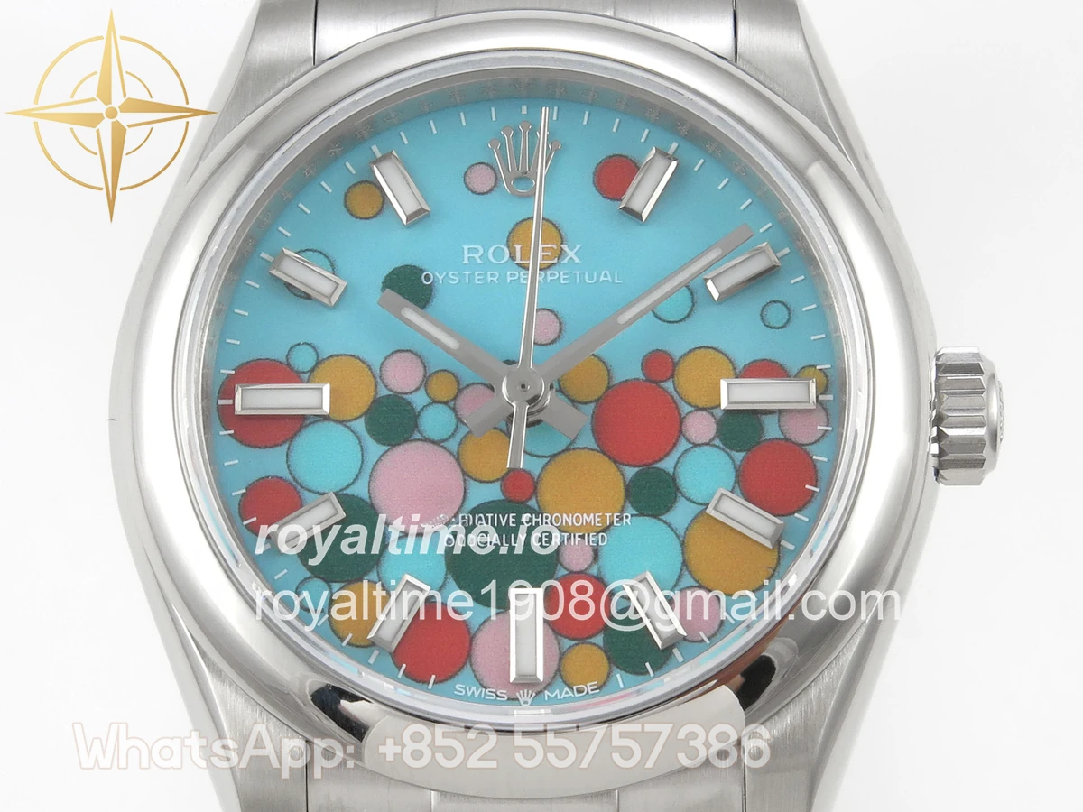 Rolex Oyster Perpetual 31mm 277200 DIWF Celebration Dial on SS Bracelet A2232 - Image 2