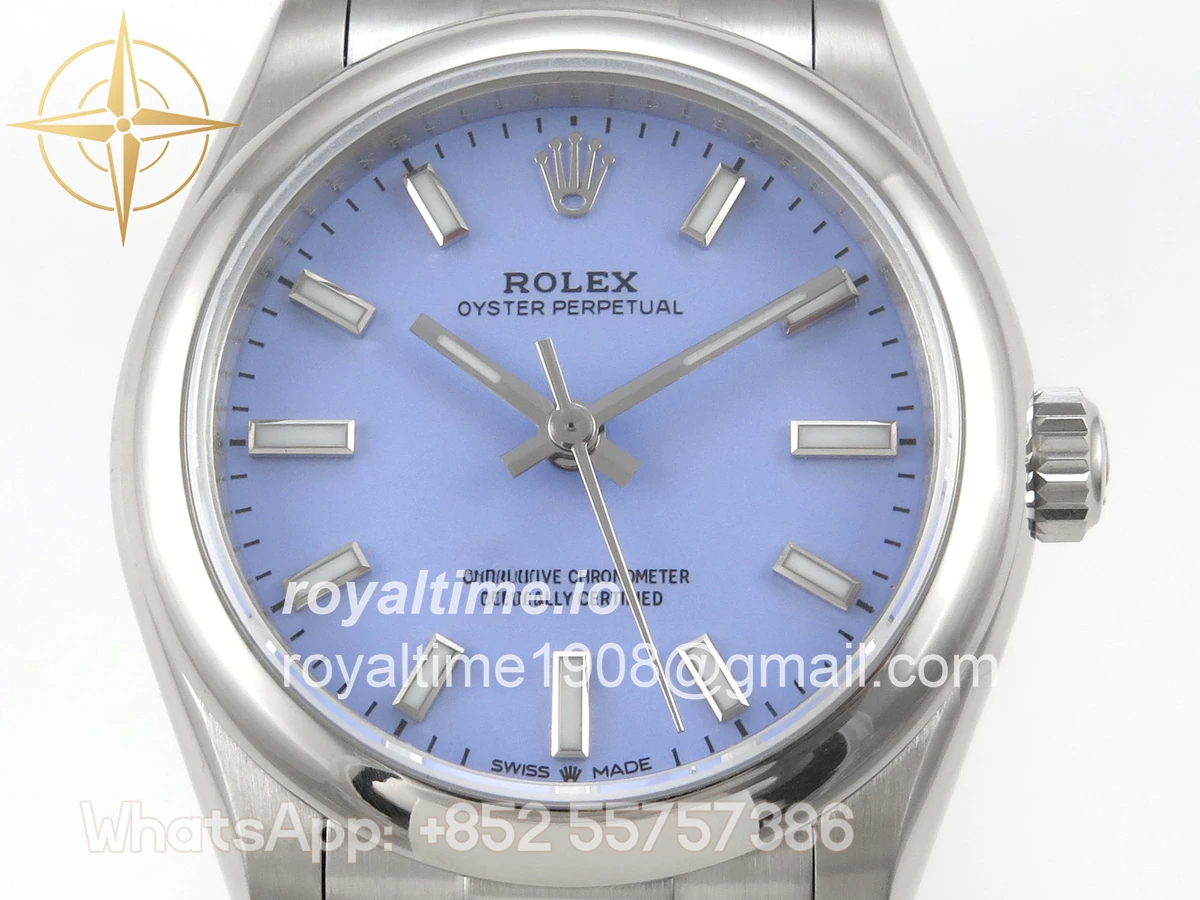Rolex Oyster Perpetual 31mm 277200 DIWF Lavender Dial on SS Bracelet A2232 - Image 2