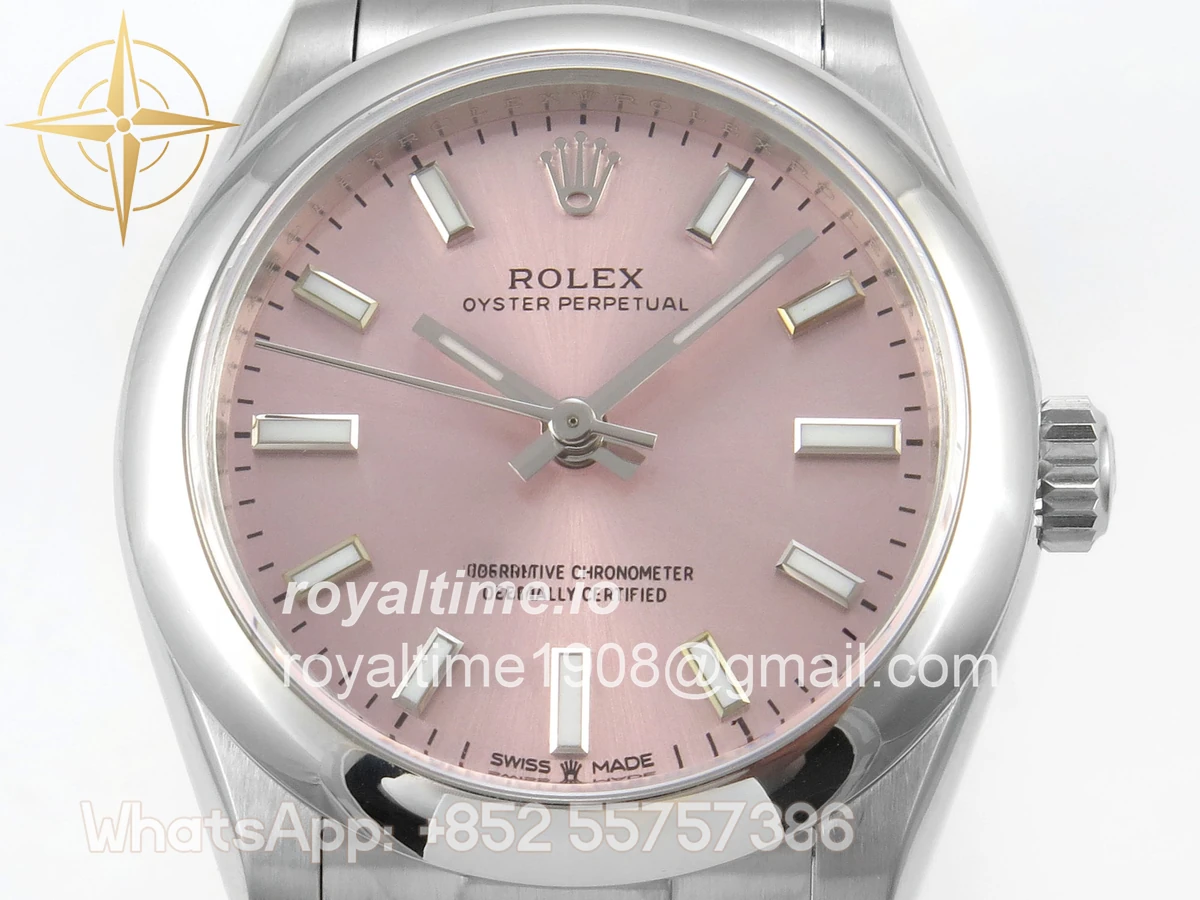 Rolex Oyster Perpetual 31mm 277200 DIWF Pink Dial on SS Bracelet A2232 - Image 2