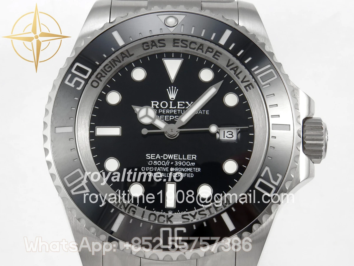 Rolex Sea-Dweller DEEPSEA 126660 QF 904L SS Case and Bracelet QF3235 - Image 2