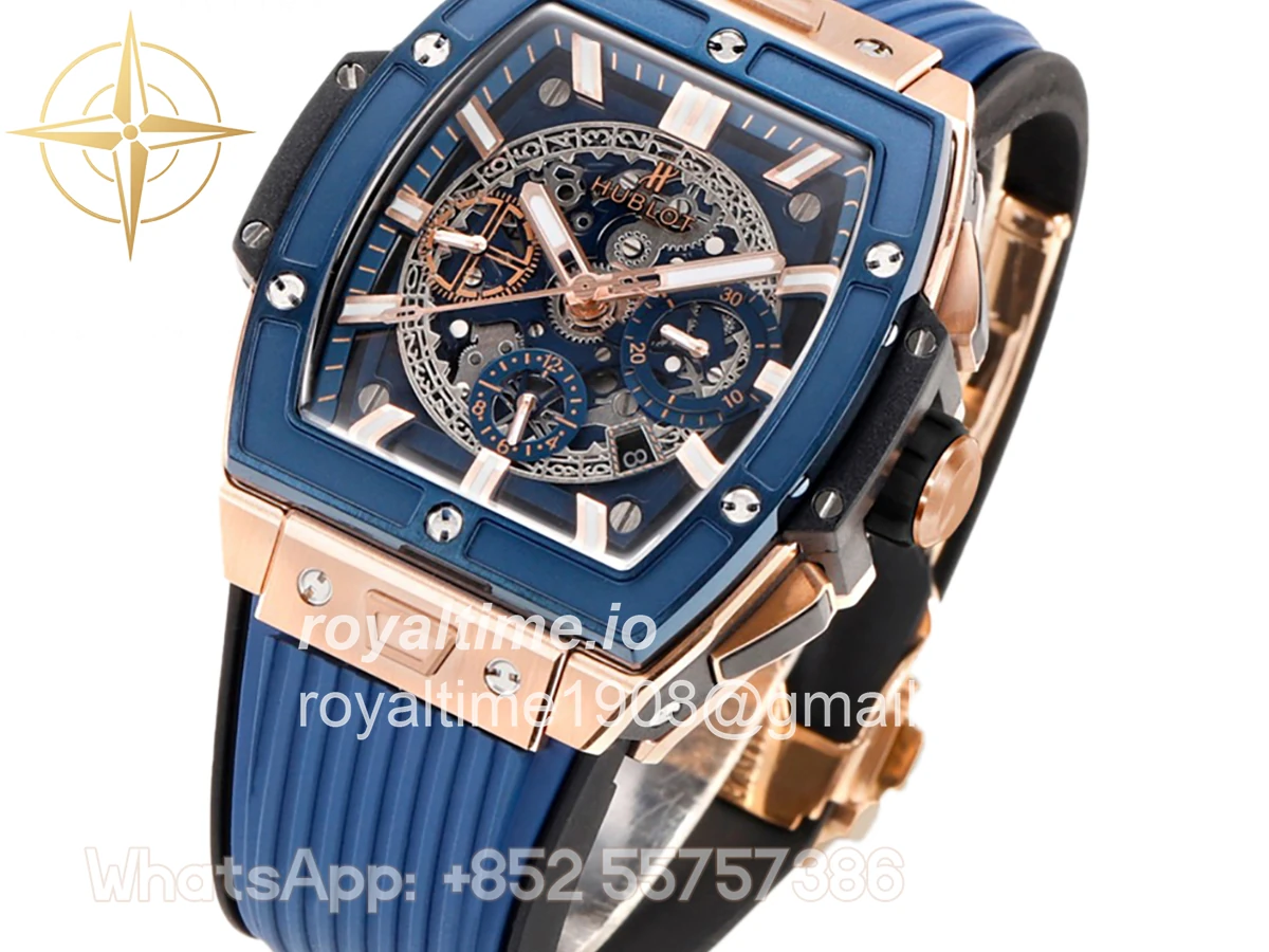 Hublot Spirit of Big Bang King Gold Blue Ceramic 42mm - Image 2