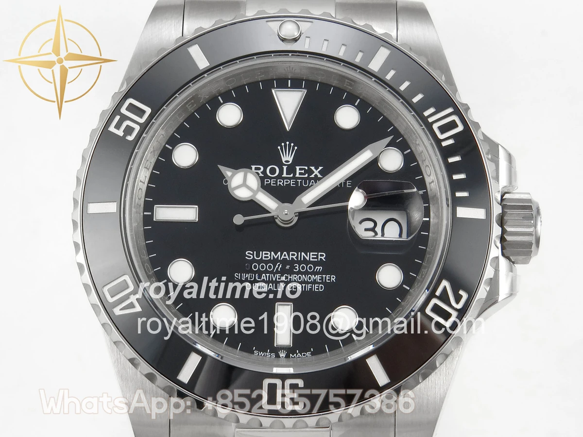 Rolex Submariner 41mm 126610 LN QF Black Dial on SS Bracelet QF3235 - Image 2