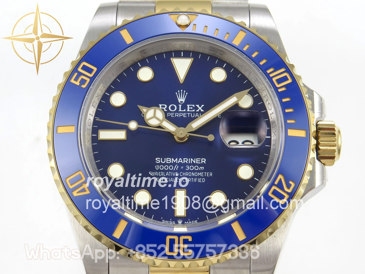 Rolex Submariner 41mm 126613 LB QF Blue Dial on SS/YG Bracelet QF3235 - Image 2