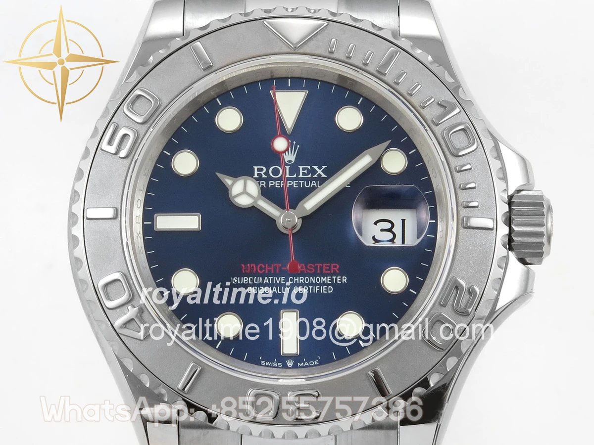 Rolex Yacht-Master 126622 904L Steel QF Blue Dial on SS Bracelet QF3235 - Image 2