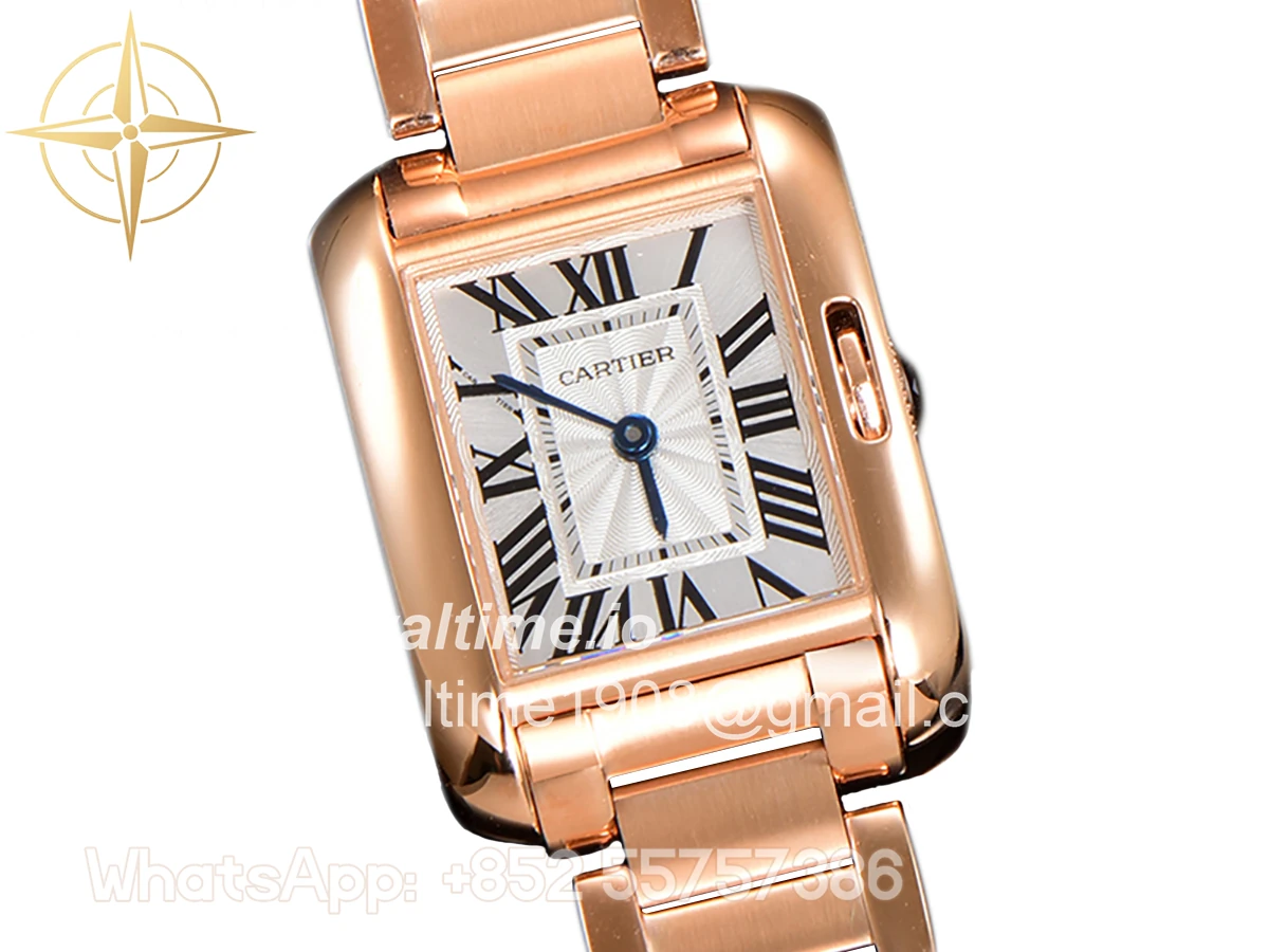 Cartier Tank Anglaise 30.2mm White Dial in Rose Gold - Image 2